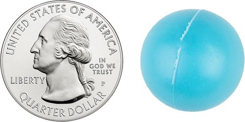 Fairly Odd Novelties Mini Ping Pong Balls - 3/4" Round Beer Pong Balls | 100 Pack, Blue