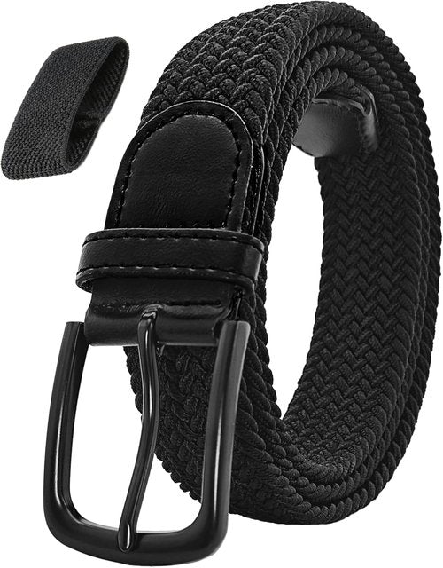 JIFANPAUL Elastic Braided Belt - Stretchable Adjustable Web Design for Men & Women | Ideal for Work & Casual Wear