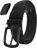 JIFANPAUL Elastic Braided Belt - Stretchable Adjustable Web Design for Men & Women | Ideal for Work & Casual Wear