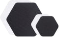 GEAR AID Tenacious Tape Hex – Repair Patches for Down Jackets & Tents | 4-Pack (2.5” & 1.5”, Clear/Black)