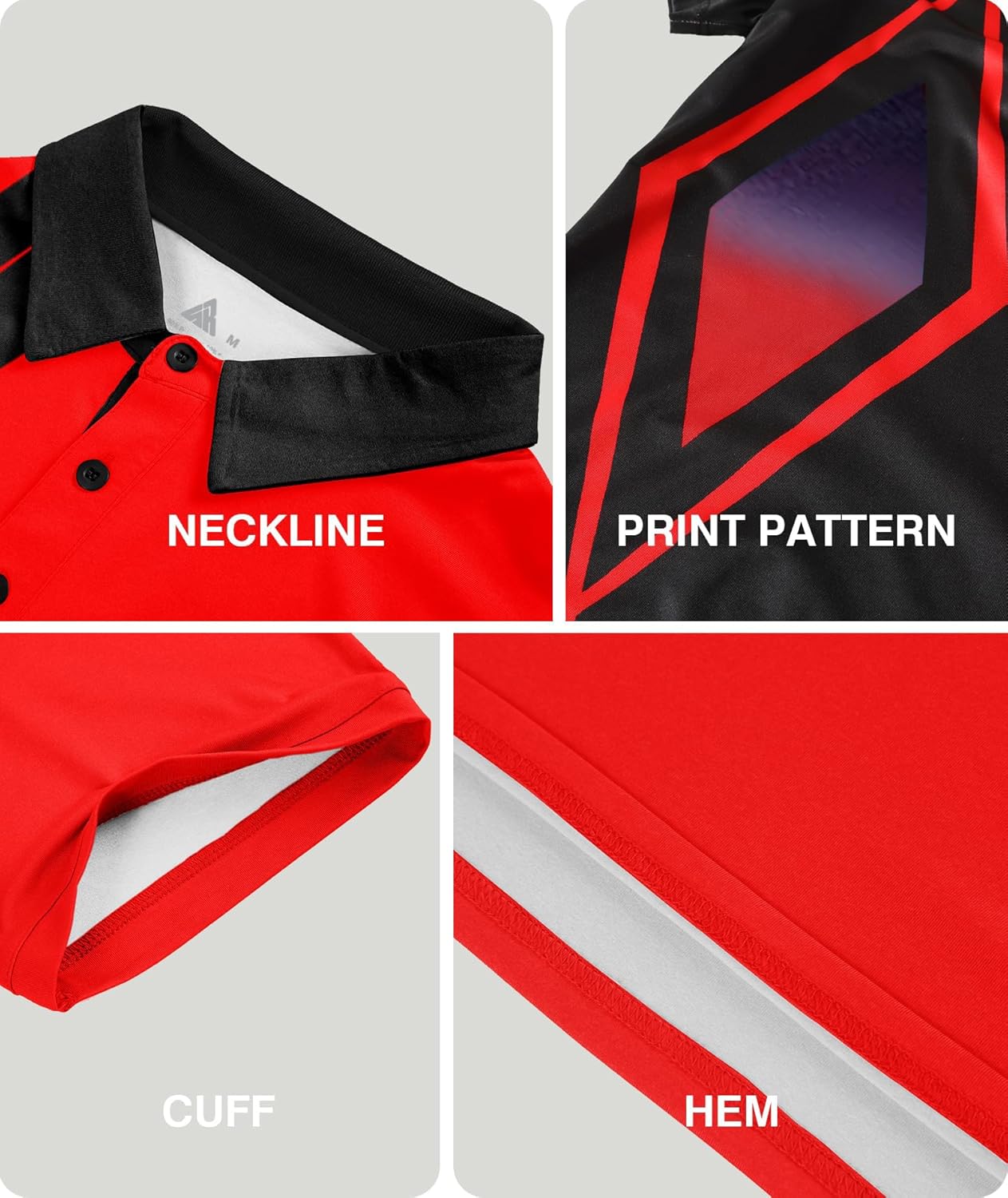 ZITY Golf Polo Shirts - Men's Short Sleeve Athletic Tennis T-Shirt | Comfortable Fit & Stylish Design