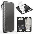 ACCTOLF Golf Glove Case, Golf Glove Case with Two Gloves Holder for Golf Bag Accessories, Golf Storage Organizer for Tees, Divot Tool, Ball Markers for Men and Women Golfer
