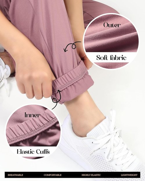Mgput Women's Joggers - Ultra-Soft, Lightweight Sweatpants with Pockets for Gym & Jogging