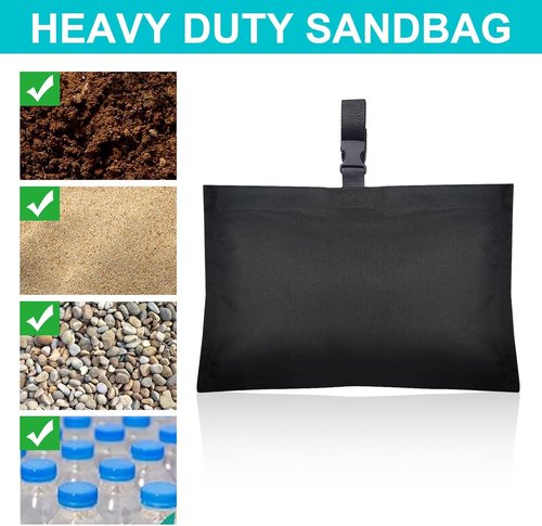 Boat Cover Sand Bags by [Brand Name] - 900D Marine Grade Weighted Bags for Mooring & RV Covers