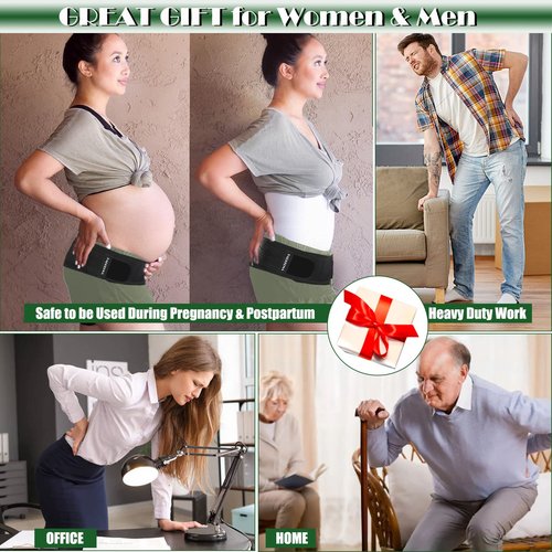 Sacroiliac SI Hip Belt for Women Men SI Joint Hip Belt Lower Back Support Brace Hip Braces for Hip Pain Pelvic Support Belt Adjustable Sciatica Pelvis Lumbar Pain Relief Trochanter