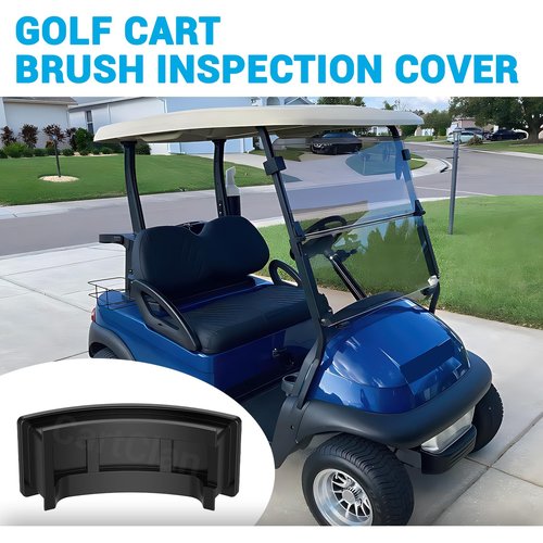 CartClan Gas Golf Cart Brush Inspection Cover Kit for 1995 and Newer Club Car with AMD (Advanced Motors & Drives) #OEM 1033479-01 103347901 101876301 612041 612042