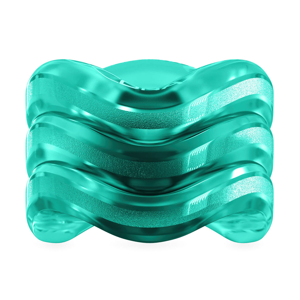 Shark Wheel 72mm 78a Longboard Cruising Wheels, DNA Formula, Set of 4 Wheels (.Transparent Emerald., 72mm)