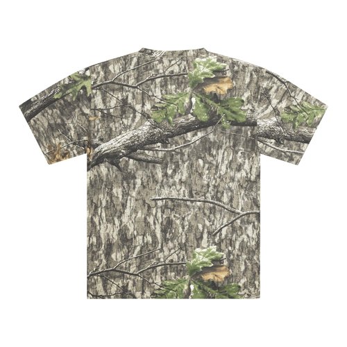 Mossy Oak Mens Camo Hunting Shirt Short Sleeve Cotton