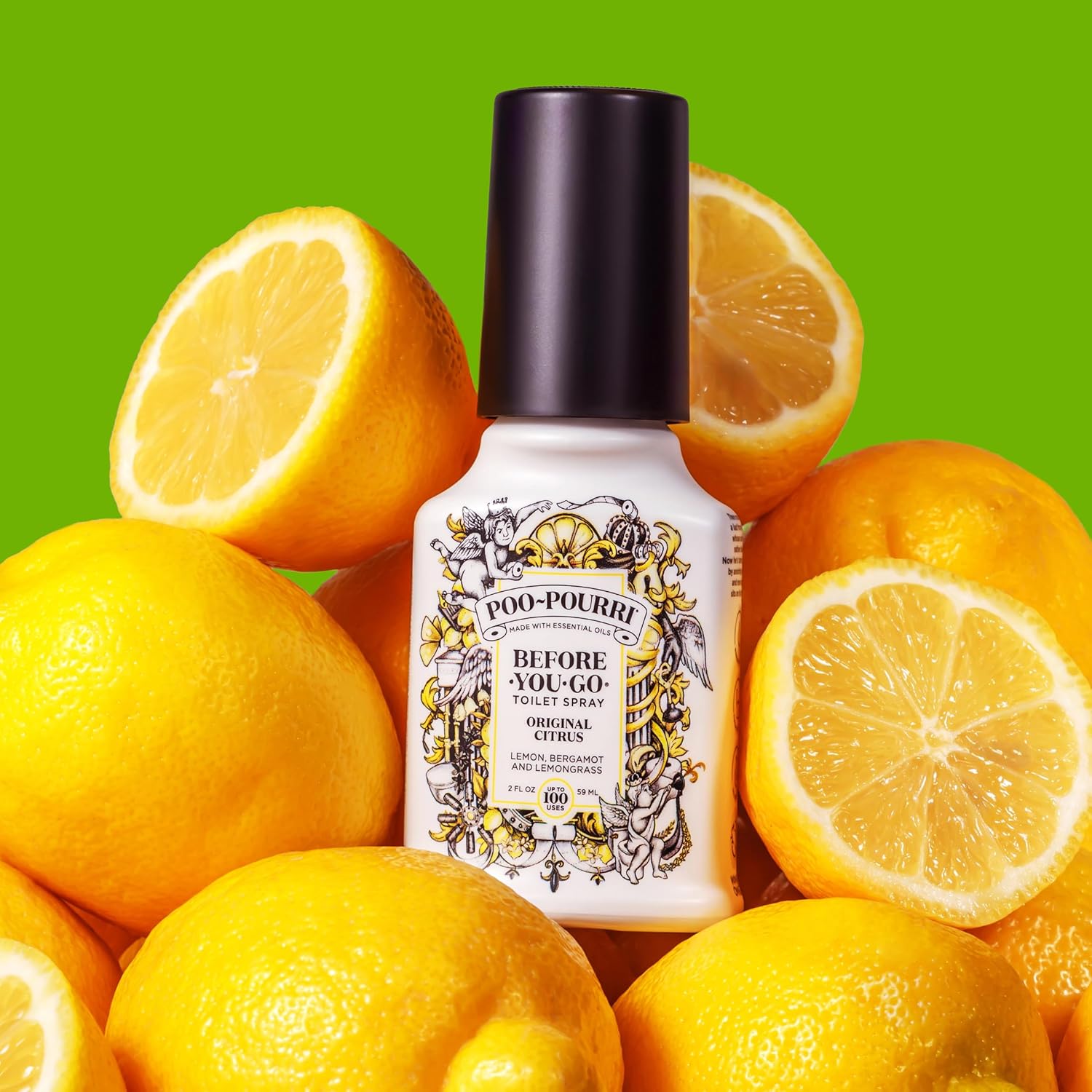 Poo-Pourri Pocket Toilet Spray - Travel Essential Odor Deodorizer | Beach Bum, 1 Fl Oz, TSA Approved