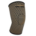 **Skiennix Copper Knee Brace - Compression Sleeve for Pain Relief | Yellow, Large Size for Sports**