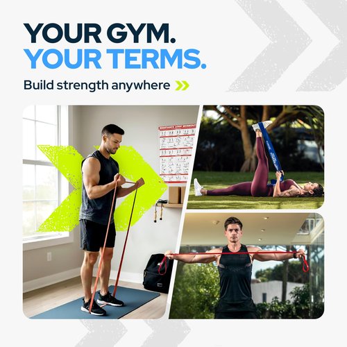 Pull Up Assistance Bands in Bulk for Men and Women – 50-120 lb Heavy Duty Resistance Band for Assited Pull Ups – Long Loop Thick Exercise Bands for Home Gym Working Out Assist, Stretching & Mobility