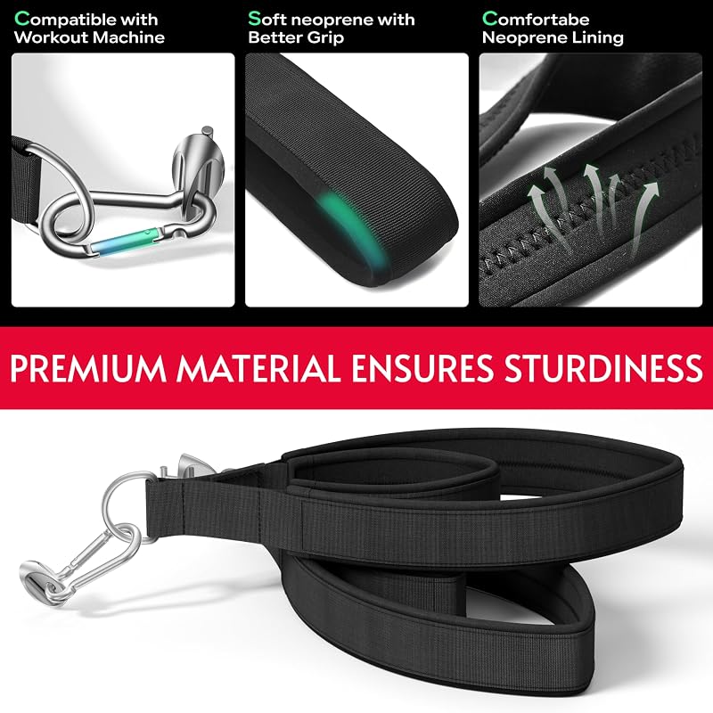 Pilates Reformers Loops (2 Pack) with Soft Dual-Loop Straps for Tonal Machine