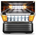Club Car Precedent LED Headlight with Bumper, 12V Golf Cart Headlight Kit for Club Car Precedent 2004-UP Electric Golf Carts, DOT Approved Street Legal Club Car Headlight, OEM# 102524801, 10252480-1