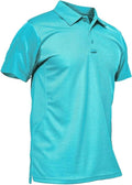 MAGCOMSEN Men's Quick-Dry Tactical Polo Shirt - Short Sleeve Pique Jersey for Golf & Outdoor Activities
