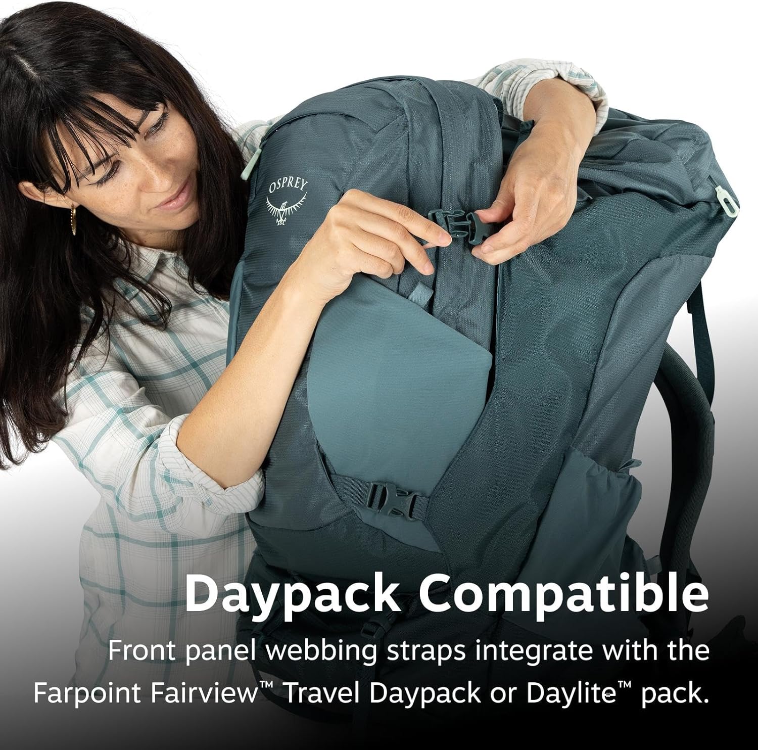 Osprey Fairview Trek Women's Travel Backpack - Versatile Hybrid Design with Internal Organization