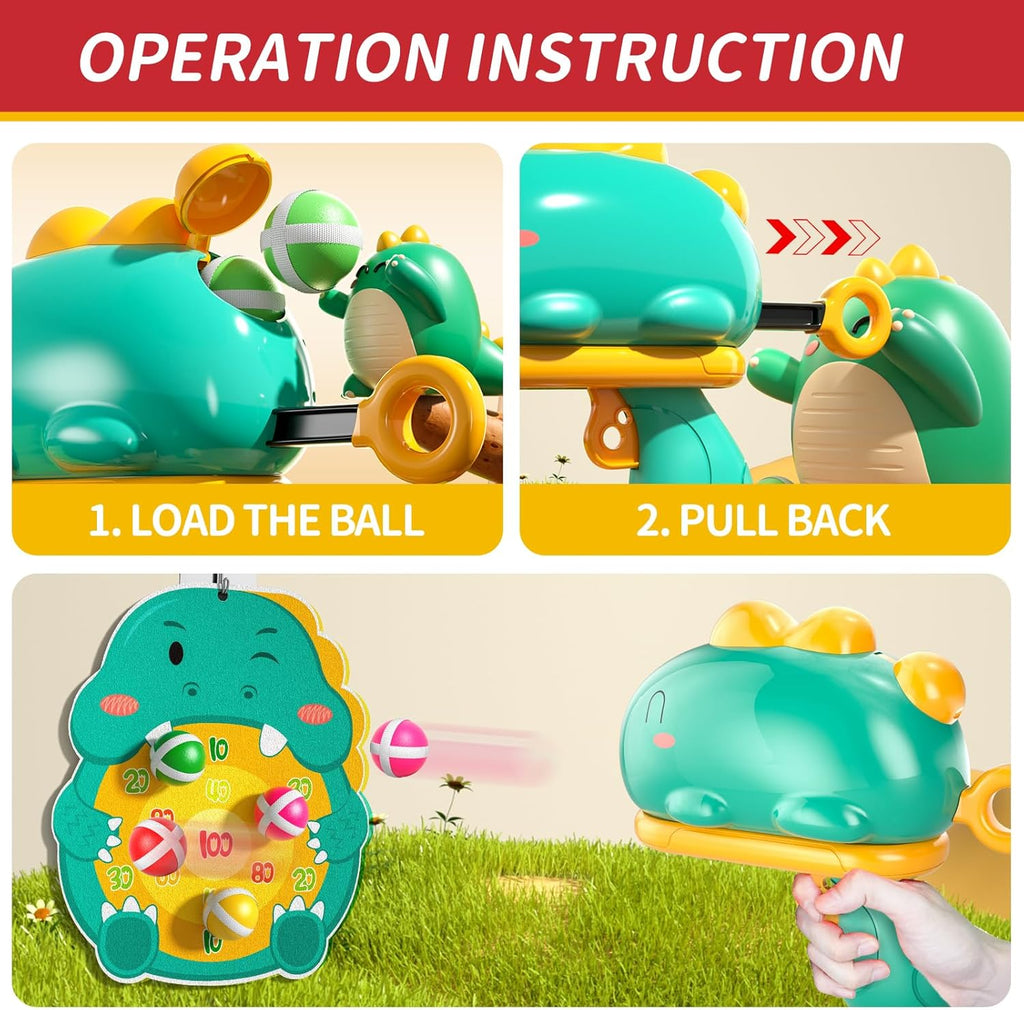 Bennol Outdoor Dinosaur Dart Game - Fun Indoor & Outdoor Toy for Kids Ages 3-8 | Perfect Birthday Gift