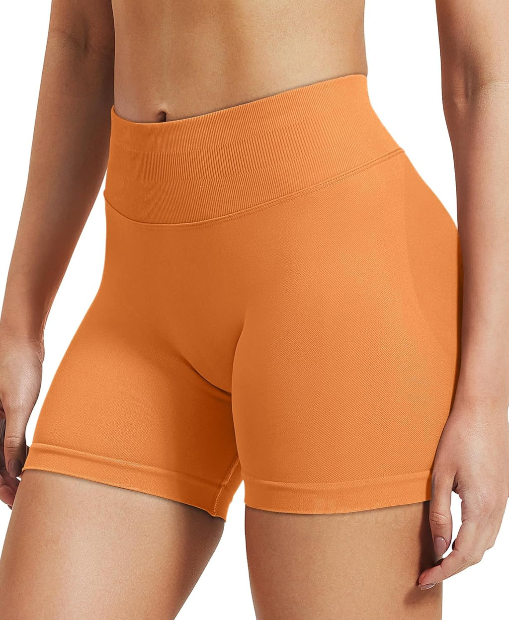 VOYJOY Women's Scrunch Butt Lifting Workout Shorts - Seamless Gym Biker Shorts in 2.5"/3.6"/4.5"/6" Sizes