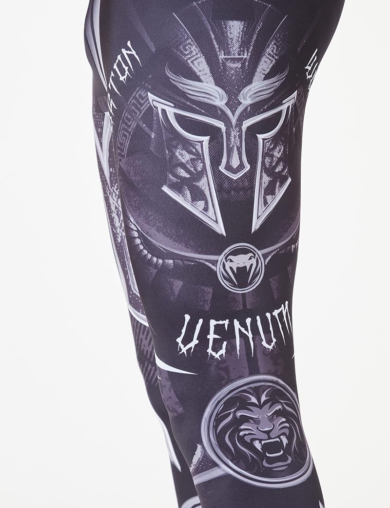 Venum Gladiator 3.0 Spats - Black/White, X-Large
