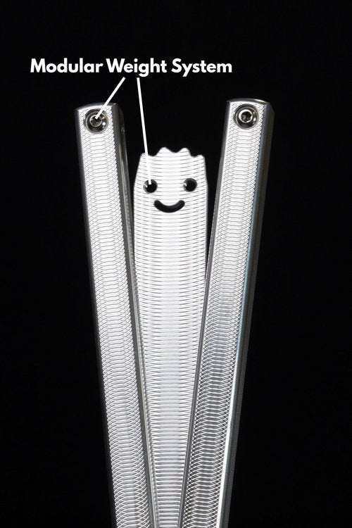 Squid Industries Squiddy-AL Trainer, With 6061 Aluminium Handle & Aluminium False Edge, For Practicing Filpping, Light weight and Safe