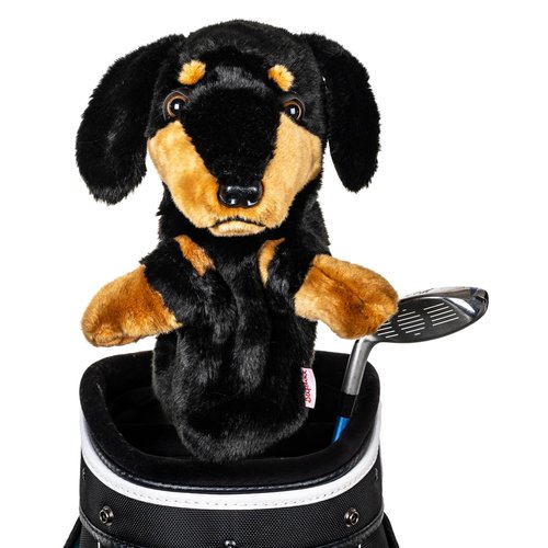 Daphne's Headcovers Dachshund Driver Headcover | Premium Headcovers | Funny Golf Club Covers | Stylish Protection for Your Clubs | Men's Golf Gear | Headcover for Men and Women