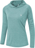 TBMPOY Women's UPF 50+ Sun Protection Hoodie - Lightweight Long Sleeve Fishing & Hiking Shirt