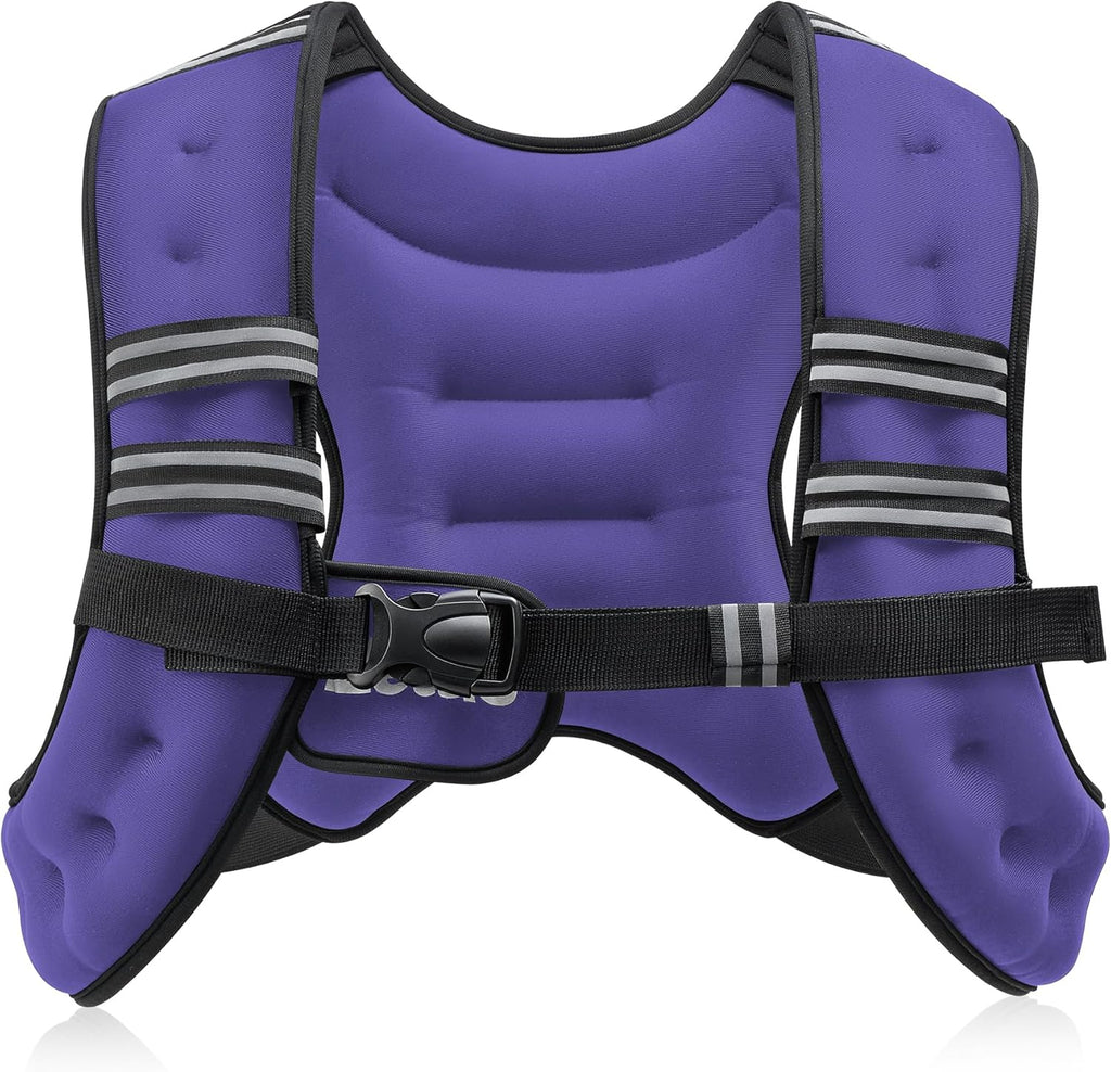 ZELUS Weighted Vest - Adjustable 6lb to 30lb for Enhanced Workout, Strength Training & Weight Loss