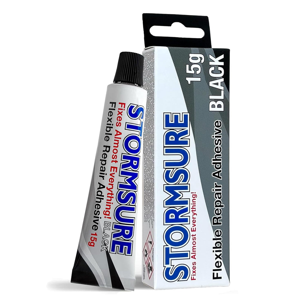 Stormsure Flexible Repair Adhesive - 15g Black | Durable, Waterproof Solution for Quick Fixes
