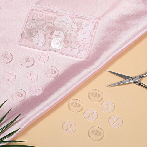 Cobee Race Number Buckle Clips - 24 PCS Clear Reusable Bib Holders for Runners & Triathlons