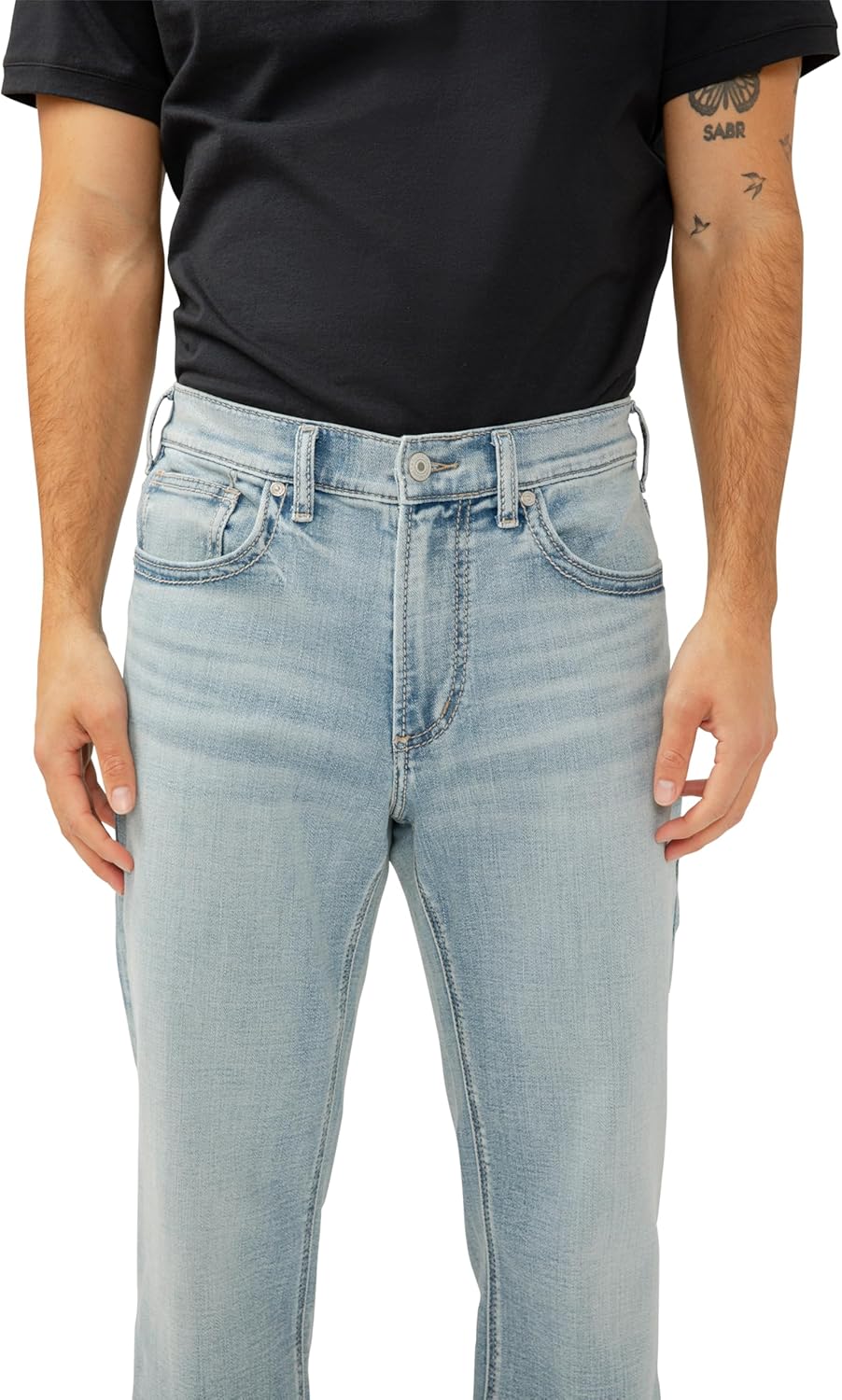 Silver Jeans Co. Men's Gordie Relaxed Fit Jeans - Comfortable Straight Leg Design | Classic Denim Style