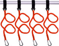 YYST Paddle Leash Holder Tool - Durable Orange Lanyard for Secure Paddle Attachment