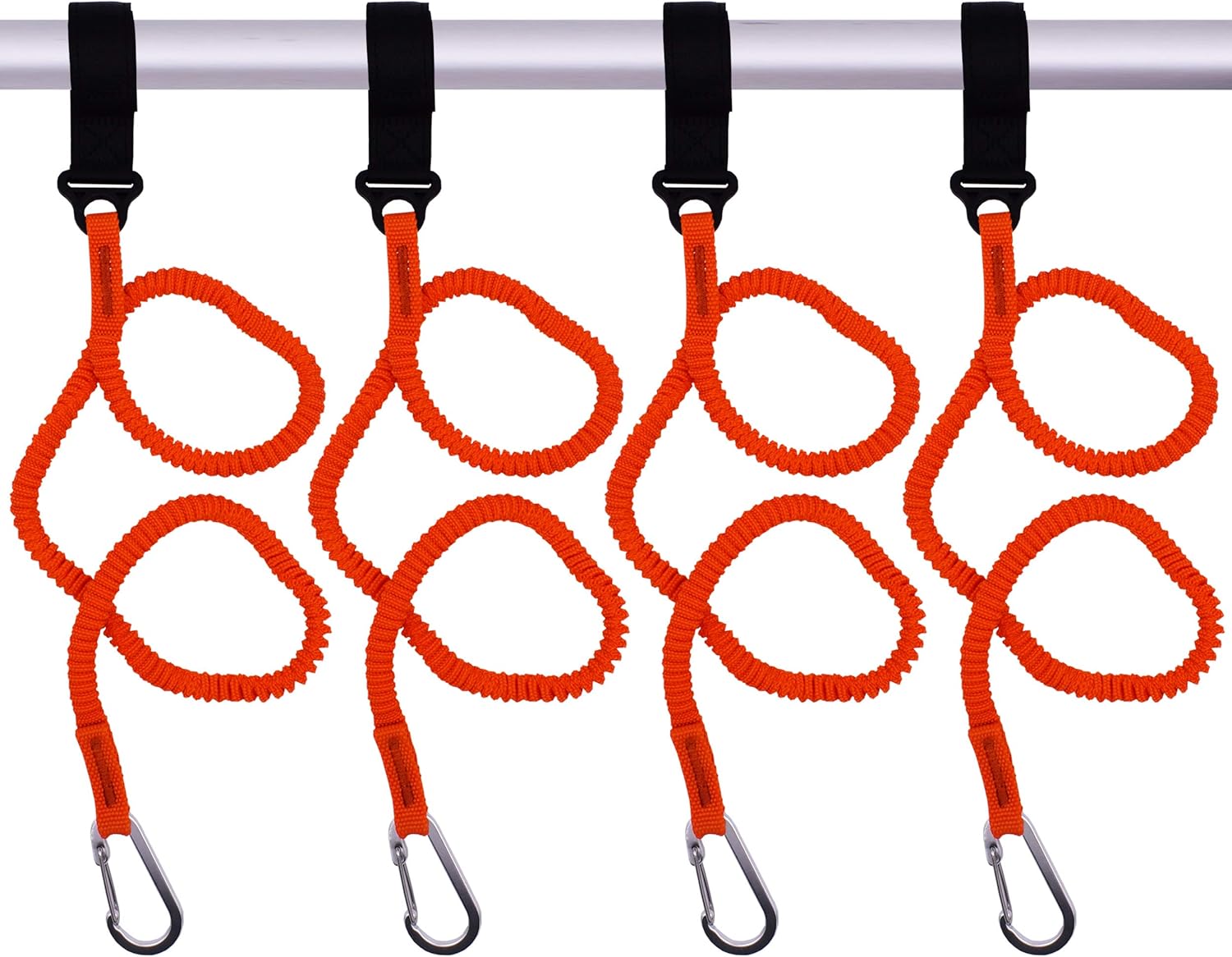 YYST Paddle Leash Holder Tool - Durable Orange Lanyard for Secure Paddle Attachment