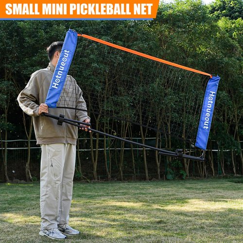 5FT Mini Pickleball Net, Portable Game Pickleball Practice Net for Driveway, Outdoor Indoor Home Small Pickle Ball Equipment Dink Training Aid