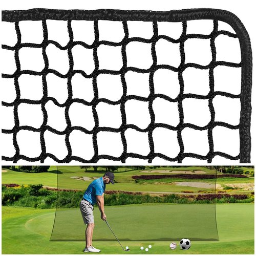 Golf Practice Net, 10 x 10 Ft Golf Hitting Nets Heavy Duty Nylon Golf Netting for Garage Backyard