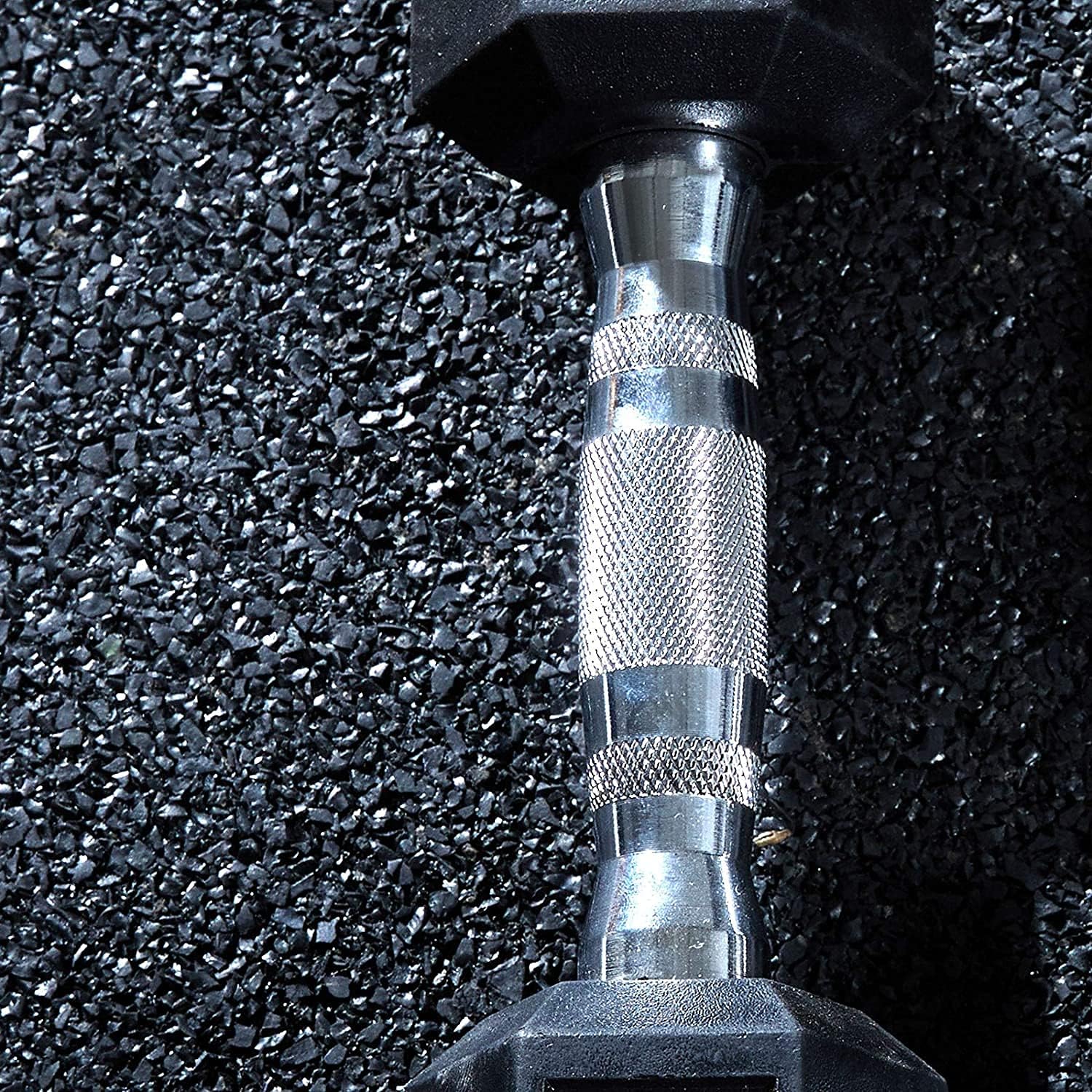 WF Athletic Supply Rubber Coated Dumbbells - Solid Steel Hex Weights for Muscle Toning | Home Gym Pair