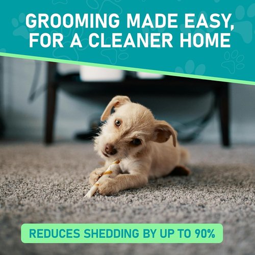 Maxpower Planet Pet Grooming Brush - Double-Sided Undercoat Rake for Dogs & Cats | Reduces Shedding by 95% - Pack of 2
