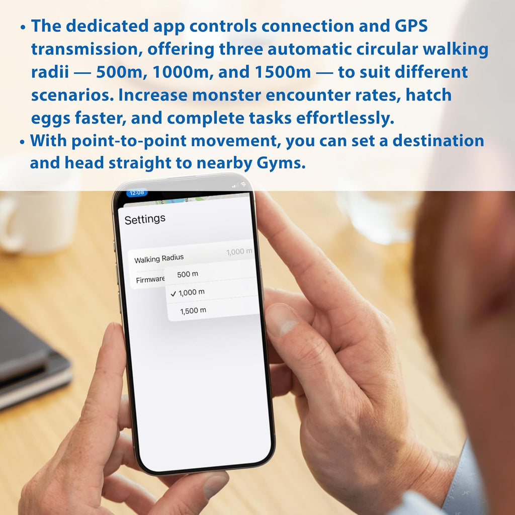 Rocket Balloon Auto Walking Device - Smart iOS Auto Catch & Item Collection | Route Continuation & Cooldown Protection