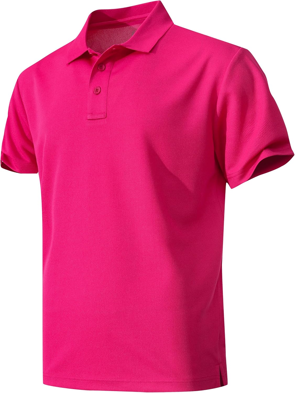 Skiennix Men's Quick-Dry Active Polo Shirt - Short Sleeve Performance for Golf & Casual Wear