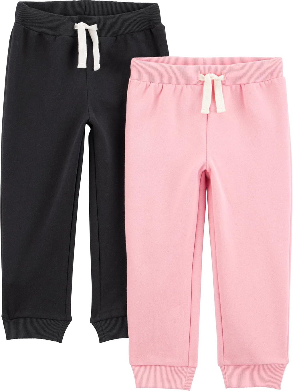 Simple Joys by Carter's Girls' Fleece Joggers - Cozy 2-Pack for Ultimate Comfort