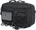 Skiennix Tactical Molle Horizontal Admin Pouch - Front Drawstring Pocket | EDC Utility Organizer Bag