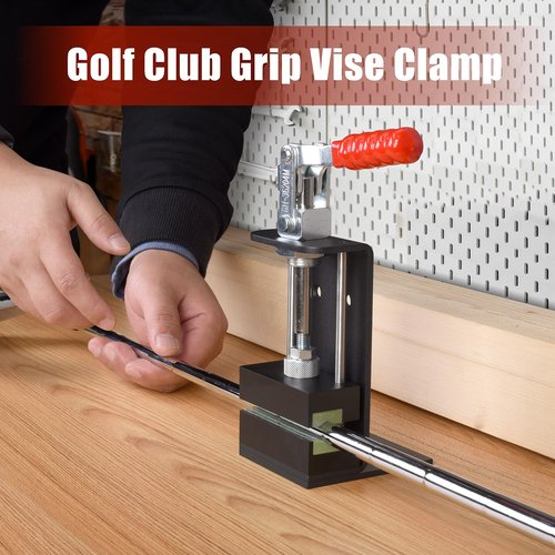 ARGCONNER Golf Club Regripping Kit, Heavy Duty Golf Shaft Clamp, Golf Club Grip Vise Clamp