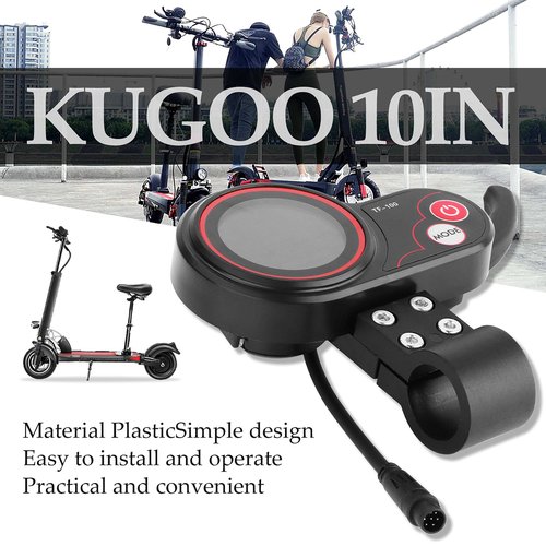 Yungeln Electric Thumb Throttle with Display 48V TF-100 Electric Display Panel Compatible with KUGOO M4 Electric Scooter Controller