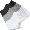 Amutost No Show Socks - Women's Athletic Cushion Ankle Footies | 5-6 Pairs for Ultimate Comfort