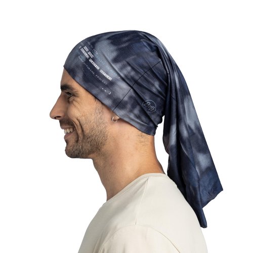 Buff CoolNet UV Neck Gaiter, UPF 50 Sun Protection, Breathable, Cooling Bandana, Versatile, Quick Dry Face Mask, Mines Graphite, Adult Size