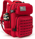 QT&QY Military Tactical Backpack - 25L/45L Molle Daypack for Men | Versatile Hiking Rucksack with Bottle Holder