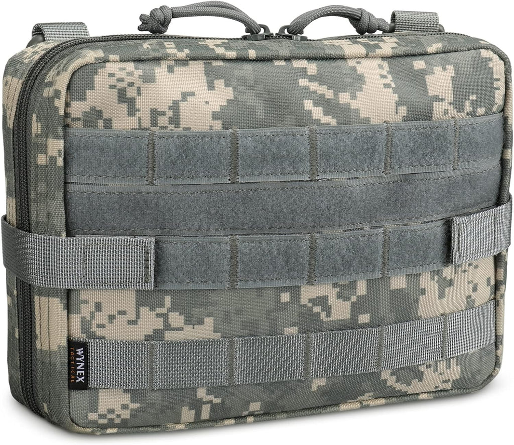 WYNEX Tactical Admin Molle Pouch - Durable 1000D Nylon Medical EDC Utility Bag for Hiking & EMT Use