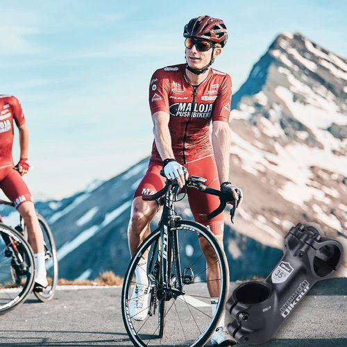 YAPJEB 31.8 Handlebar Stem Riser 35 Degree Bike Stem 70mm 80mm 90mm Bicycle Stem MTB Stem for Mountain Bike Road Bike BMX MTB (31.8 x 80mm)