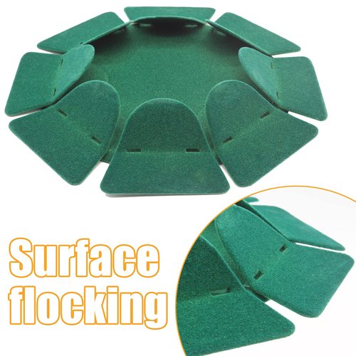 Coufce Green Golf Putting Cup, All-Direction Practice Hole, Flocked Surface for Indoor & Outdoor (3Pcs)