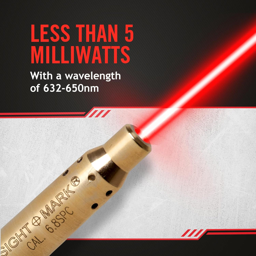 Sightmark Centerfire Boresight - Precision Red Laser for Accurate Shooting | Easy Setup