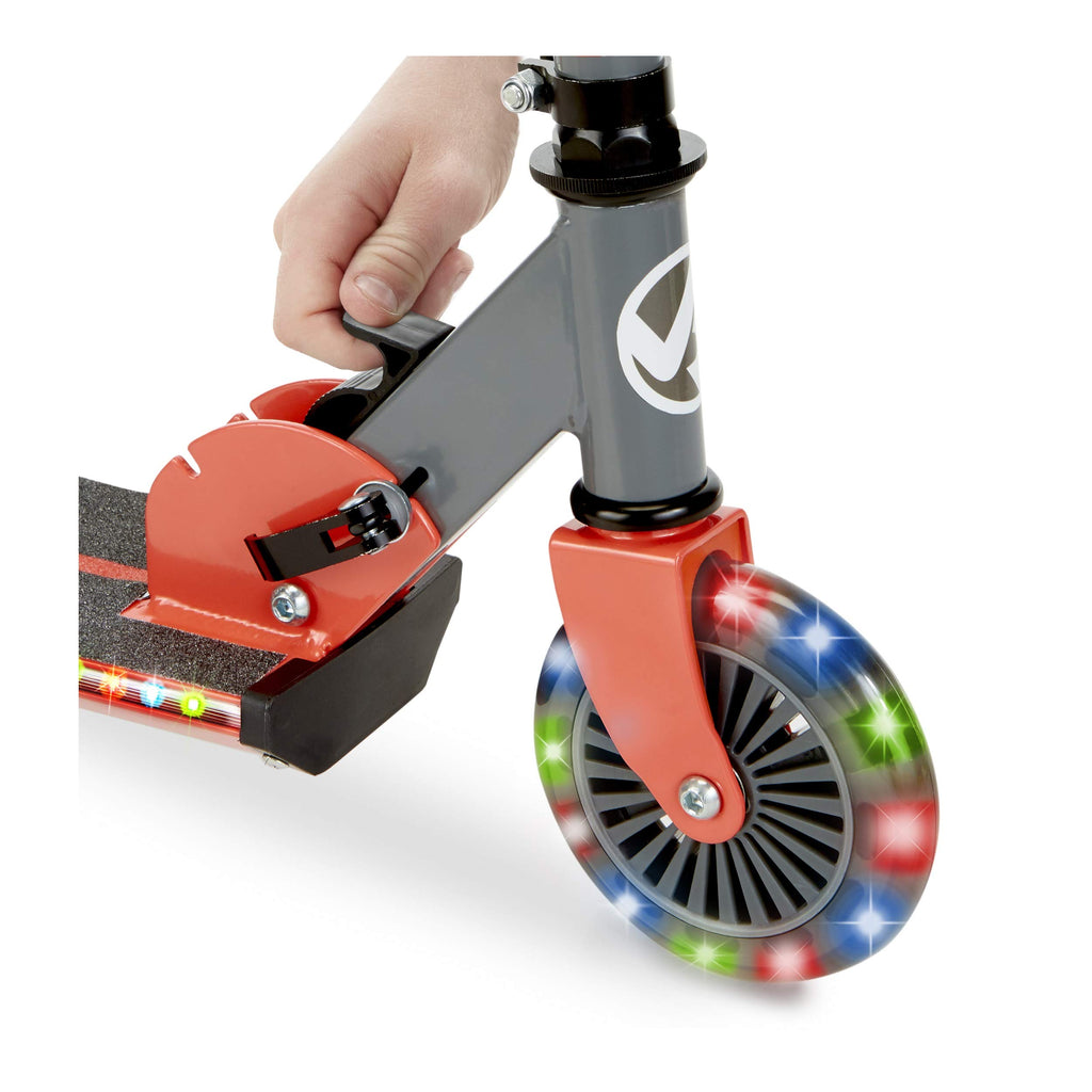 VIRO Rides VR 200 Glow-Rider Kick Scooter with Over 50 LED Lights Built Into The Deck, Multicolor