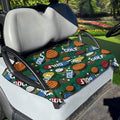 GULANGYU Golf Cart Seat Covers,Green Golf Cart Seat Towel Blanket,Golf Cart Accessories